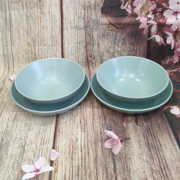 Bộ tô dĩa sứ dày đẹp màu pastel - bộ tô dĩa sứ dày đẹp