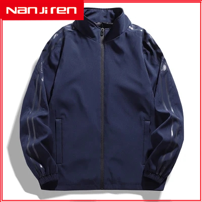 Nanjiren Brand Jacket Men's Zipper Casual Solid Color Lightweight Jacket Men's Jacket Slim High Quality