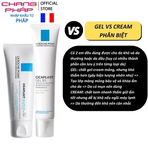 [HÀNG PHÁP ✈️ SHIP HỎA TỐC] Kem La Roche Posay Cicaplast B5 Baume/Gel B5