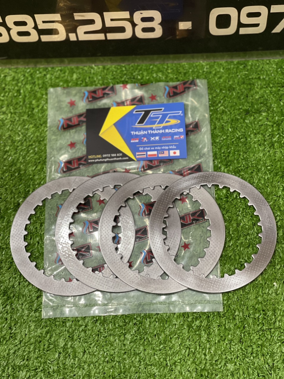 Lá sắt sport NK - Xipo - Rgv - Satria ( bộ 4 lá )