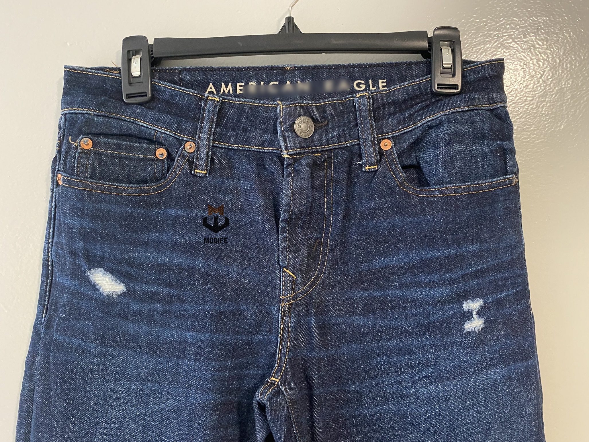 Quần Jean Nam American Eagle Airflex Xanh Đậm Form Dáng Basic - Modife Shop