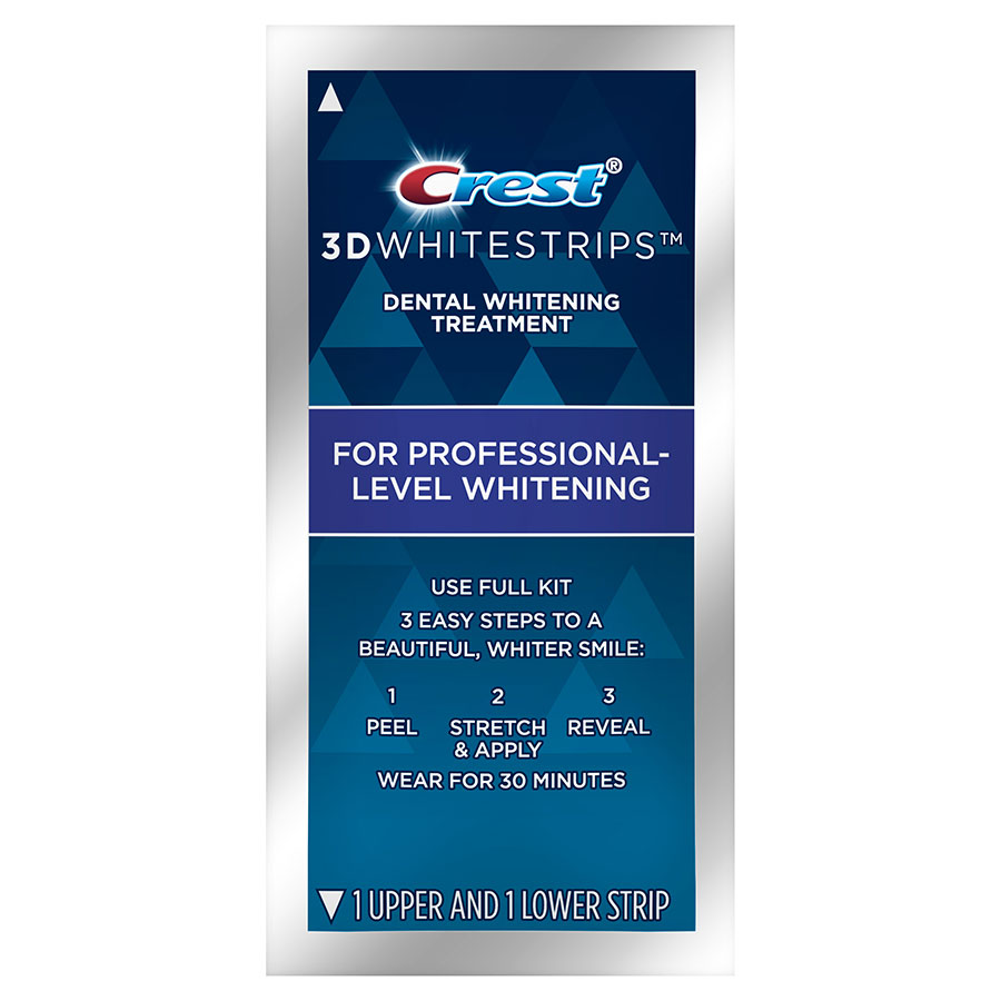 [Fullbox 20 gói] Miếng dán trắng răng Crest 3D White Professional Effects