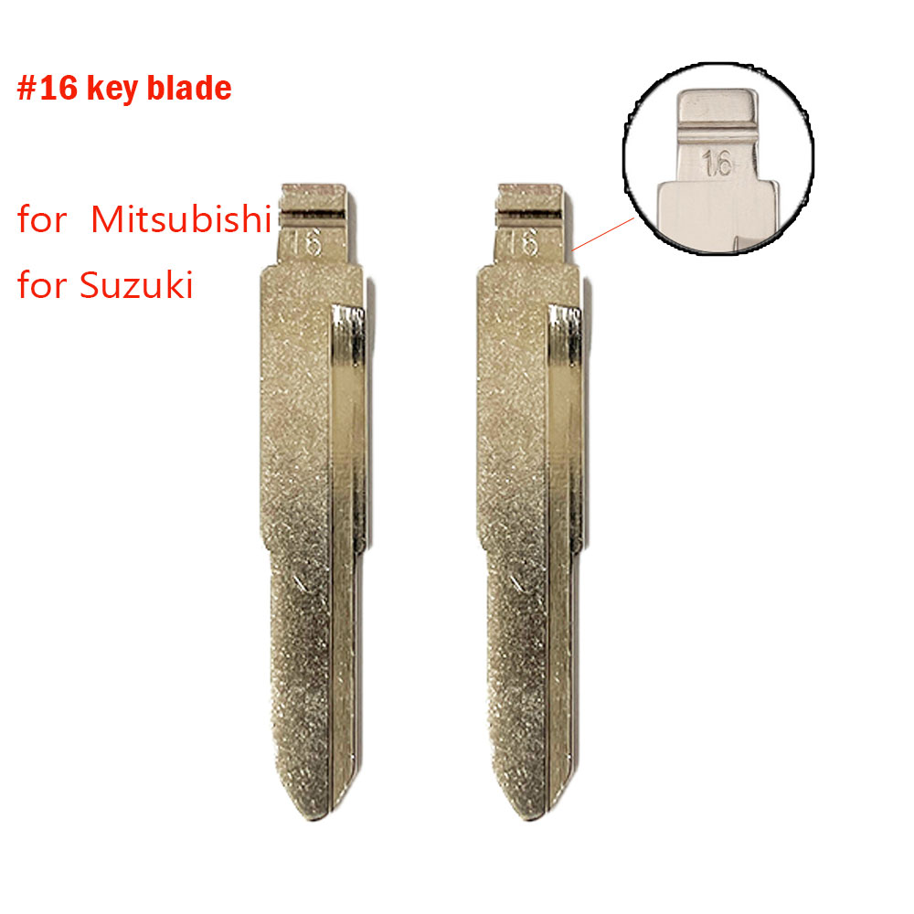 EMagTech 2x HU92 Blank Key Blades - Compatible With Mini One/Cooper S R56 R57 2007-2011 3-Button Smart Remote