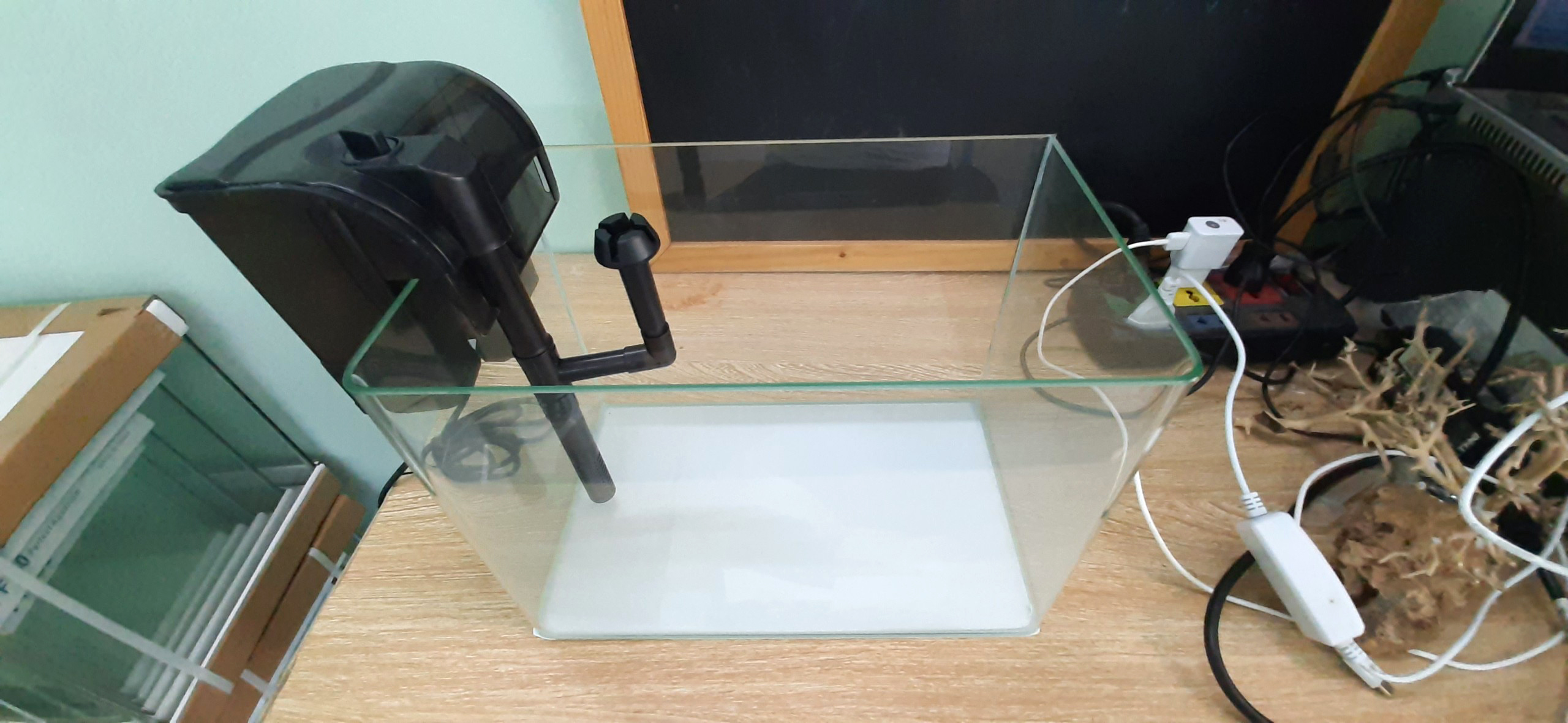 Bể cá đúc 30x17x20 cm, hồ cá mini thủy sinh để bàn