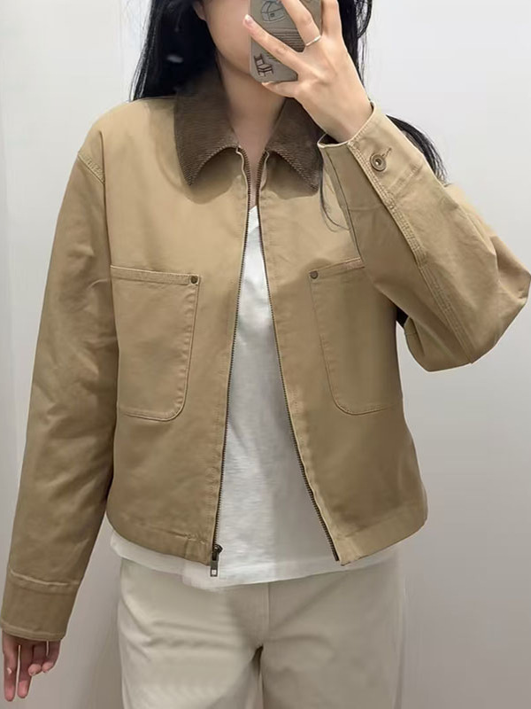 Japan NEW UNIQLO Japanese 2025 Autumn Women's Lapel Long Sleeve