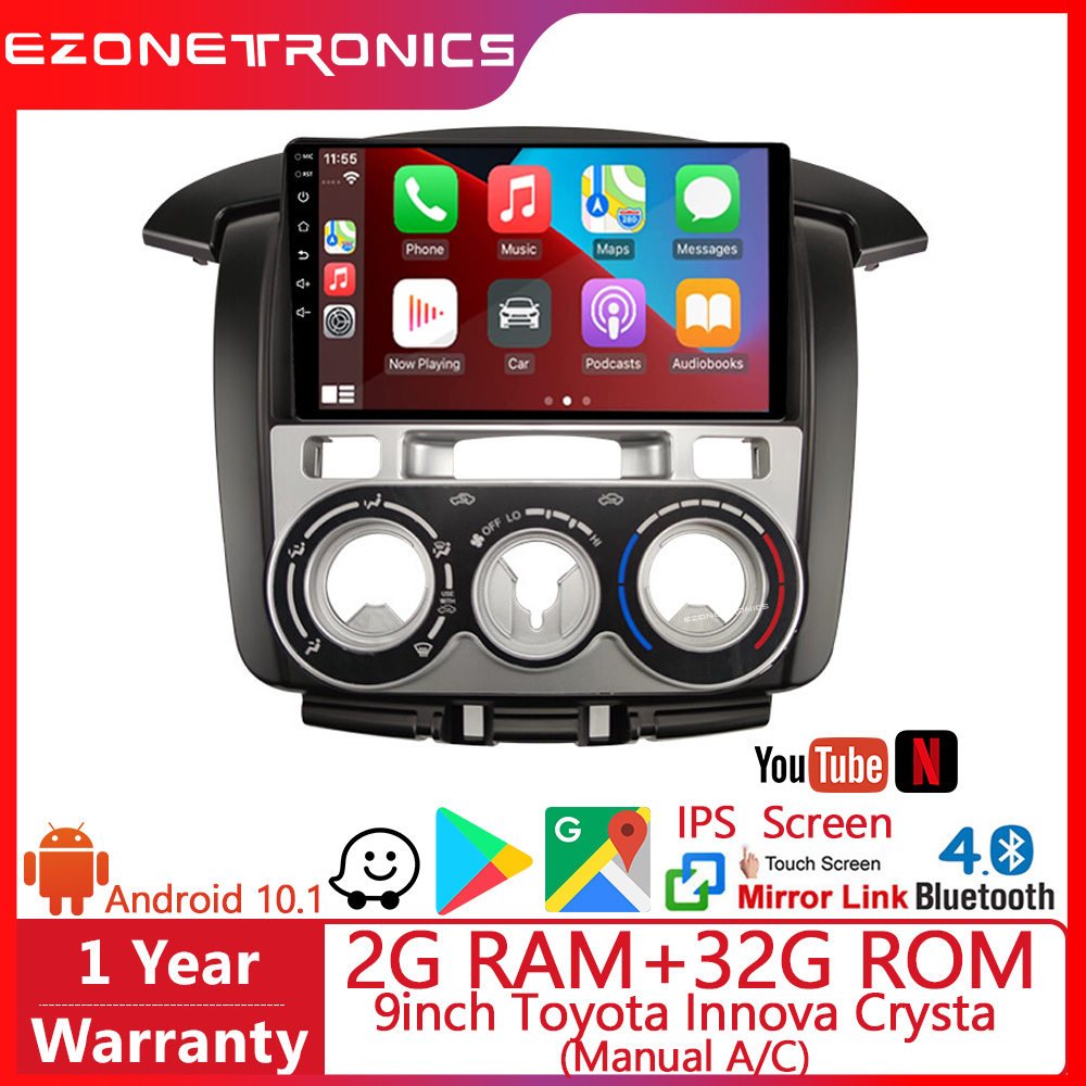 OEM 9inch Android Car Player For Toyota Innova Crysta