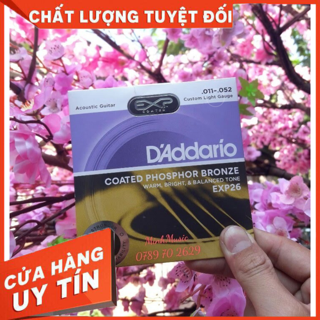 [HCM]Bộ 6 dây đàn guitar EXP 26 MMS hình thật