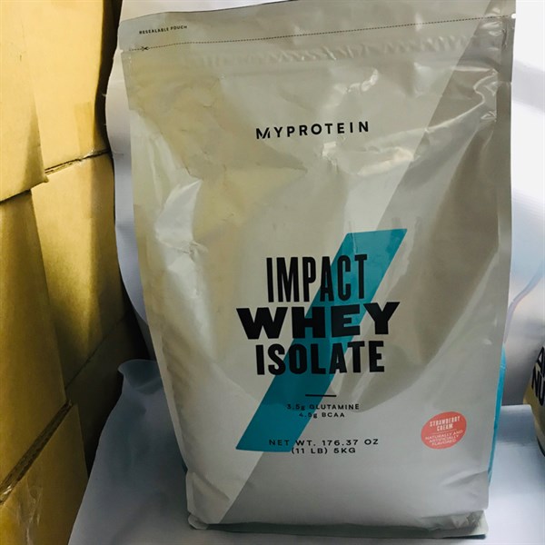 Impact Whey Isolate Myprotein 11Lbs Sữa Tăng Cơ Giảm Mỡ (200 lần dùng) - Authentic 100%