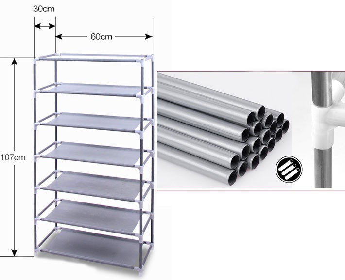Tủ giày dép 6 tầng đa năng