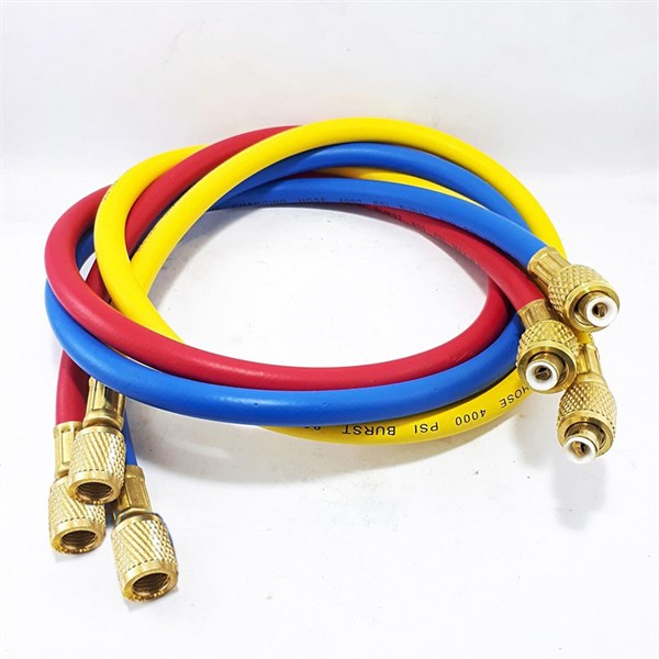 Bộ 3 Dây Nạp Gas VALUE Model R410 VRP-U-R/Y/B (1 Bộ = 3 Sợi 90Cm)