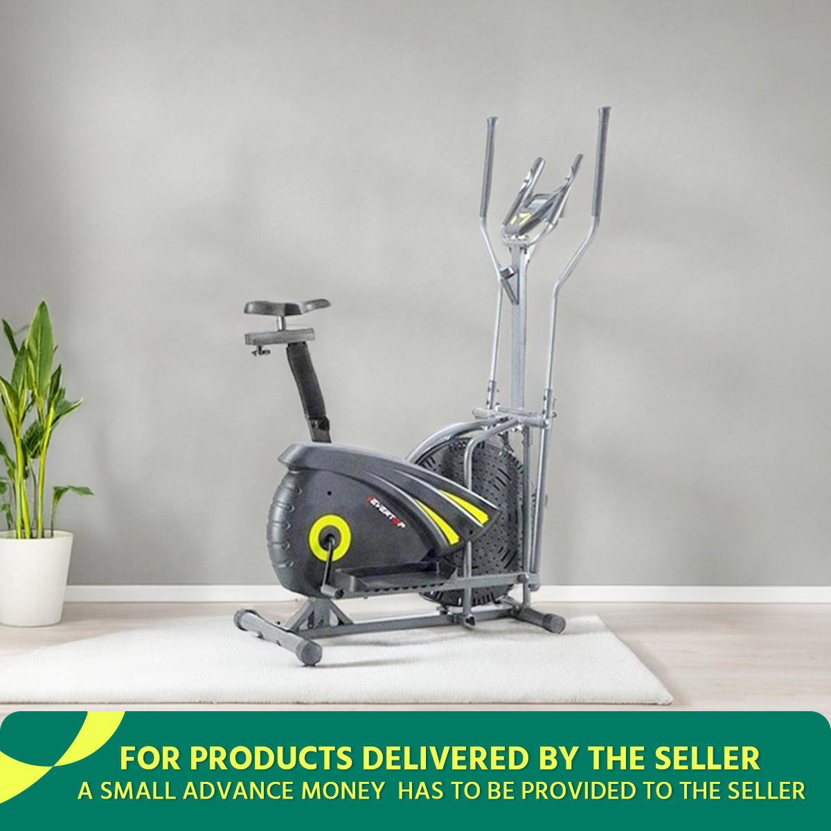 ET-ORB16DP Orbitrac Exercise Bike - Black