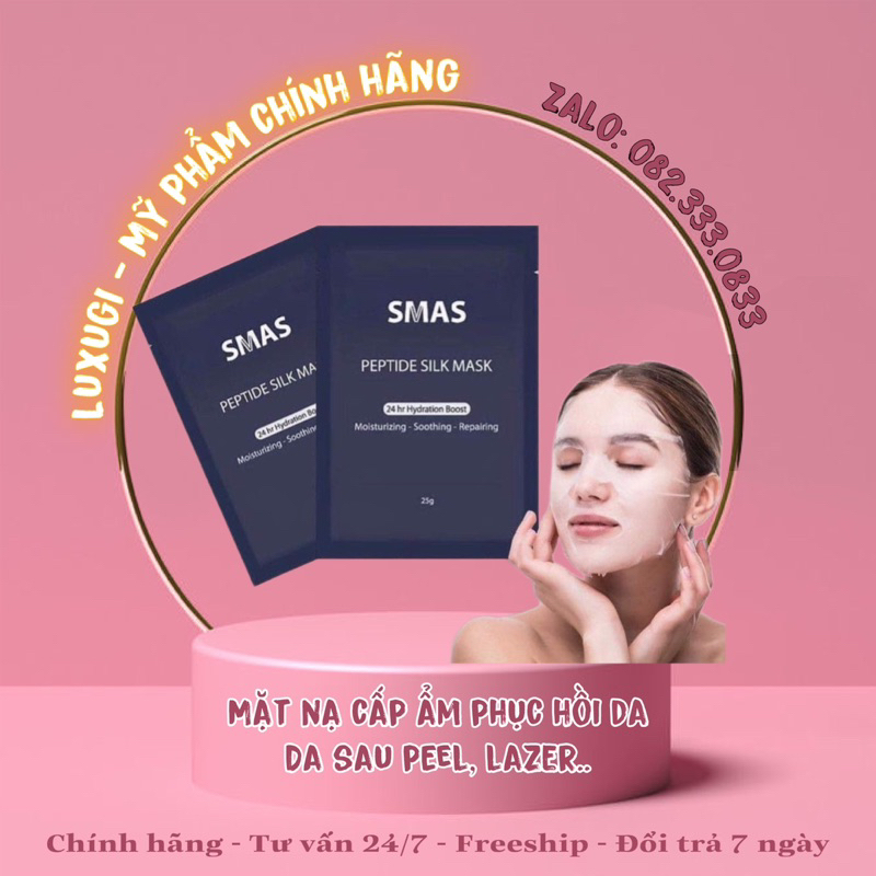 Mặt nạ dưỡng và phục hồi smas peptide mask 24h
