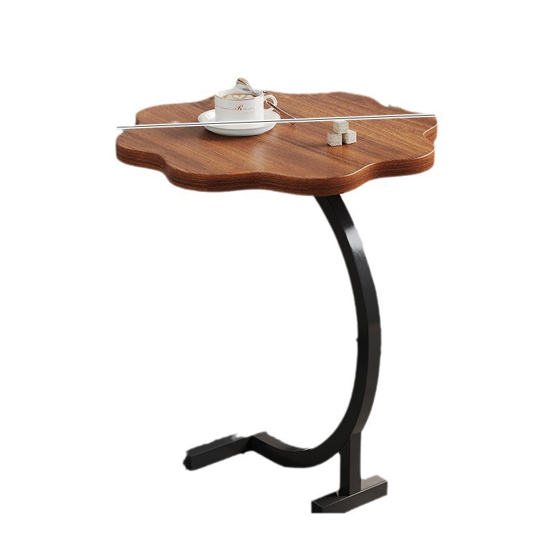 ZUOGUAN Sofa side table, small coffee table, mini storage rack, internet celebrity small round table, simple household cloud tea table, bedside cabinet