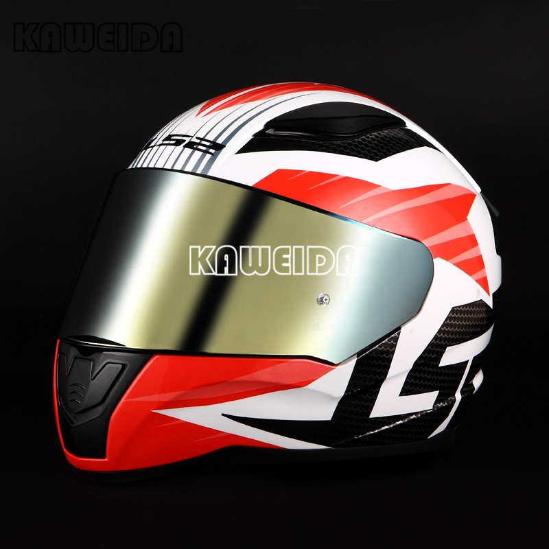 Visors cho LS2 FF320 dòng ff353 nhanh chóng ff328 ff800 xe máy Mũ bảo hiểm thay thế thêm ống kính màu đen Iridium Bạc