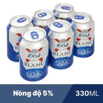 Bia Kronenbourg 1664 Blanc Lon 330ml