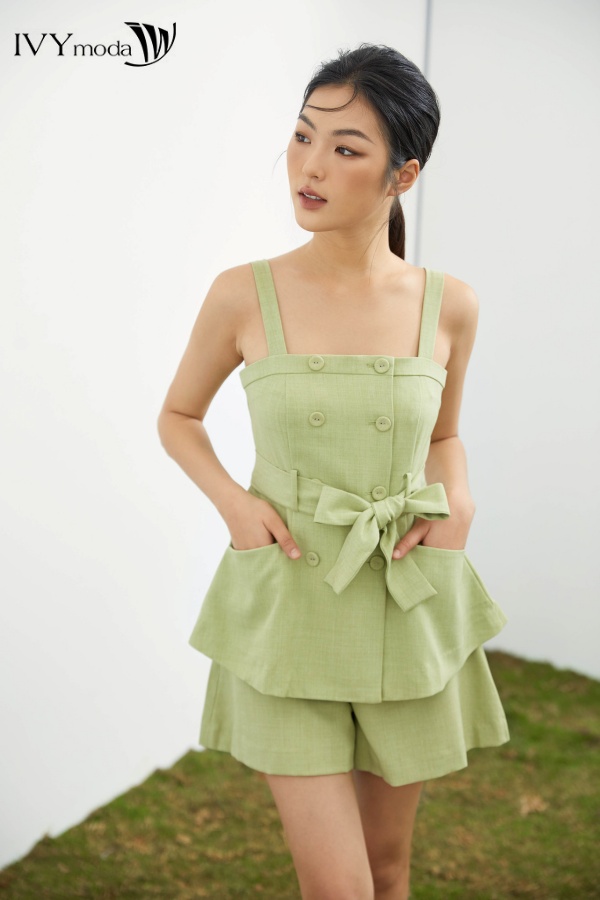 Quần sooc nữ ống suông IVY moda 20B8600