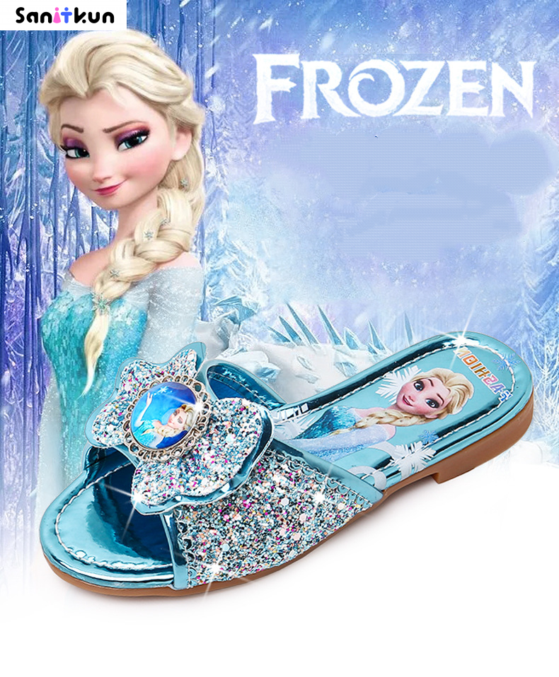 Children s slippers new simple Princess Aisha Korean version girls home