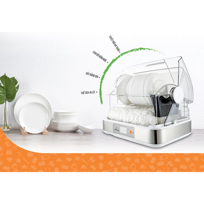 Máy sấy bát đũa Smart Cook DDS-3906 dung tích 45L
