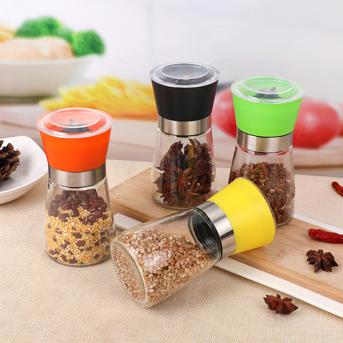 Multi-function dry pepper grinder