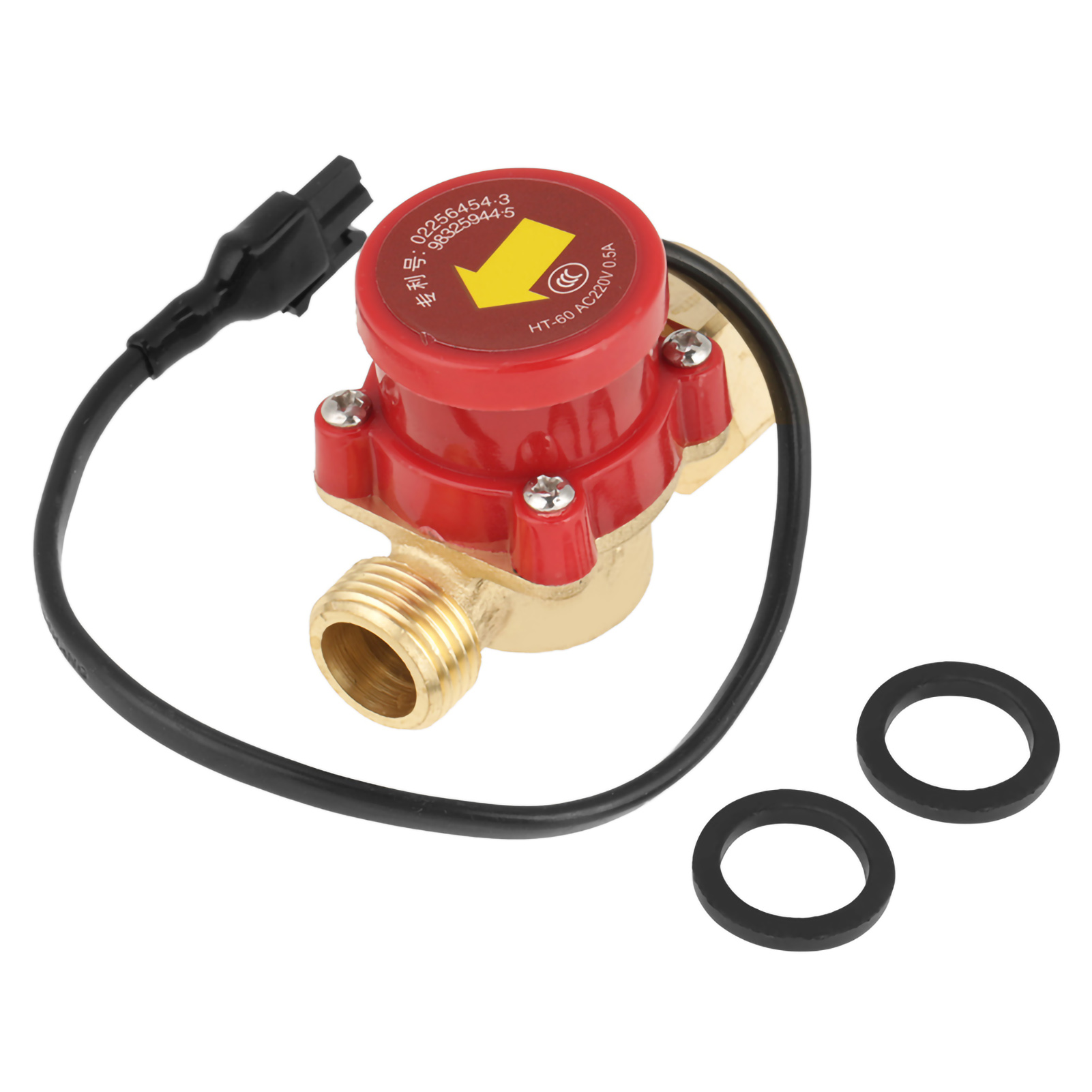 Bơm công tắc dòng chảy HT-60 AC220V 0.5A G3/4 -1/2 Chủ Đề Máy Bơm Nước cảm biến lưu lượng Ống Tăng điều khiển công tắc Nước điều chỉnh lưu lượng công tắc cảm biến