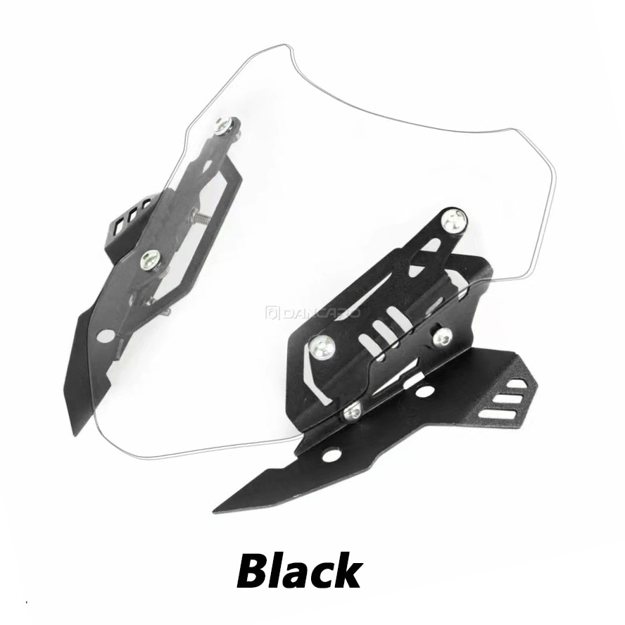 4 color motorcycle windshield windscreen deflector for yamaha mt-15 mt15 mt-125 2019 2020 2021 2022 visor wind guard essories