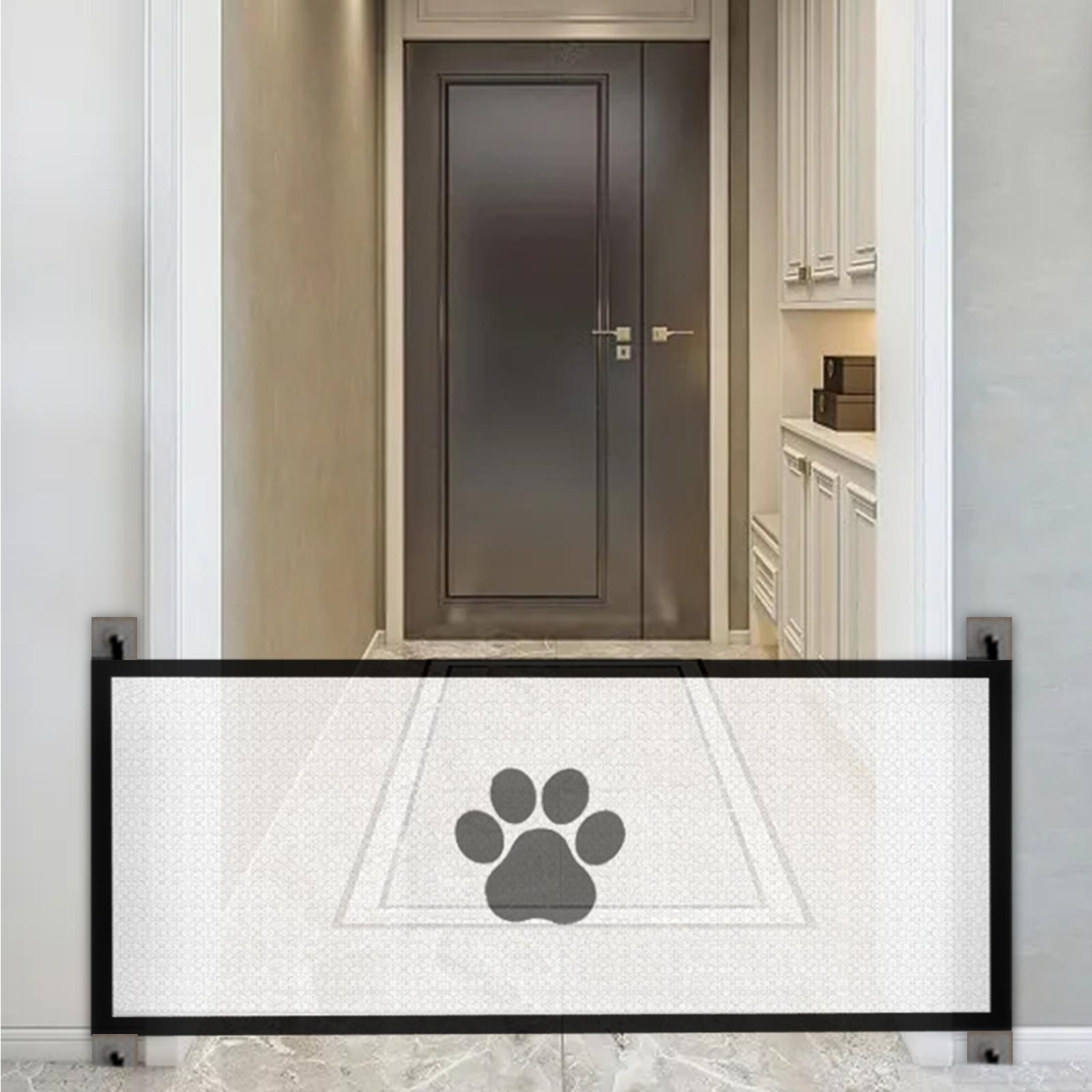 Miracle Shining Puppy Fence Gate Screen Door Protect Mesh Dog Gate