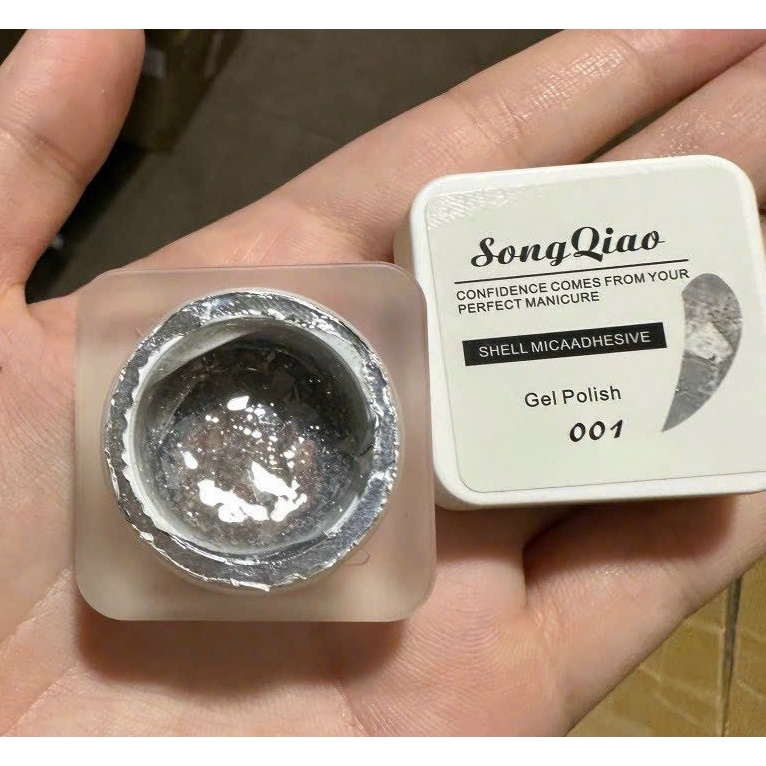 Gel nhũ xà cừ songqiao ẩn gel trang trí móng nail