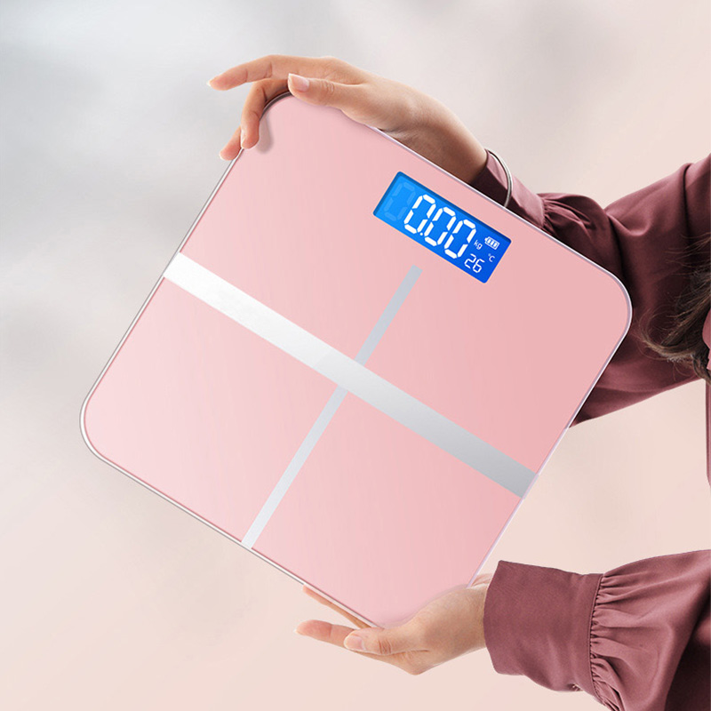 FED【COD】Electronic Scale Glass Scale Smart Body Scale Electronic Scale Automatic Sensing