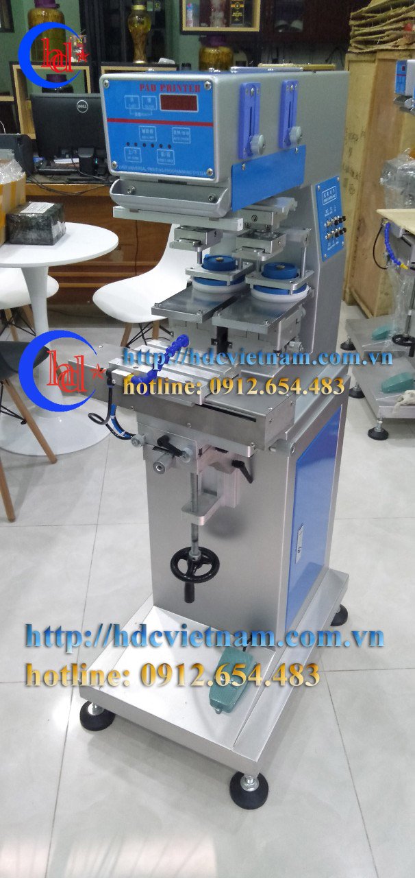 MÁY IN TAM PON (IN PAD) 2 MÀU CỐC MỰC