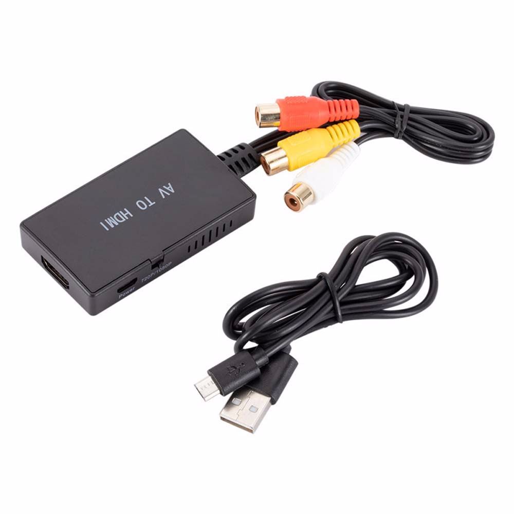Knq12 stb xbox vhs vcr dvd hdmi bộ chuyển đổi âm thanh av2hdmi av / rca sang hdmi cáp rca sang hdmi bộ chuyển đổi av sang hdmi bộ điều hợp video bộ chuyển đổi rca sang hdmi