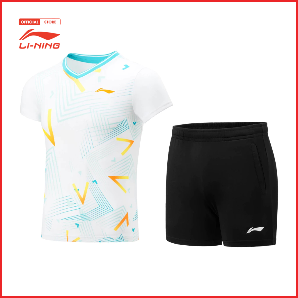 Bộ quần áo cầu lông thể thao li-ning nữ aatt040-1v