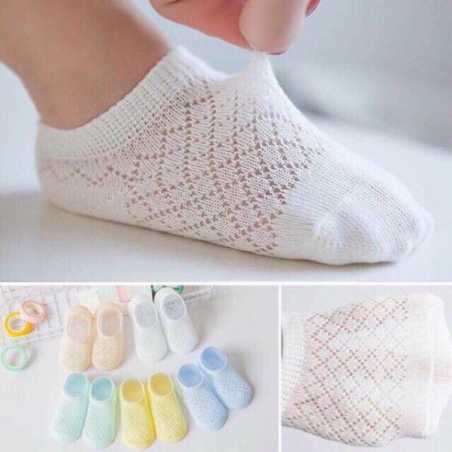 Set 5 đôi tất lưới hàn quốc cho bé
