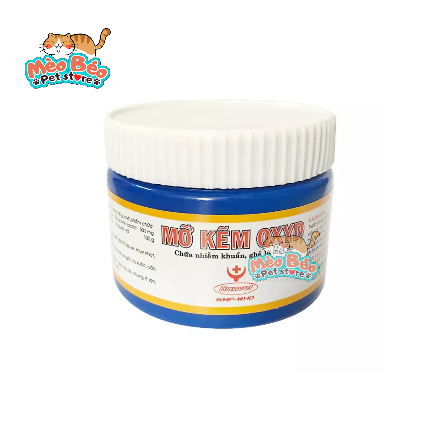 Thuốc mỡ kẽm oxyd trị ghẻ nấm chó mèo