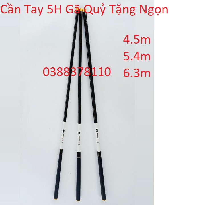 Cần câu tay 5h gã quỷ 2022 tặng ngọn