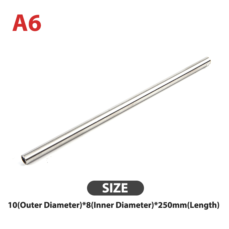 🔥happy shop🔥 ống mao dẫn bằng thép không gỉ 304 tròn màu bạc ống tròn rỗng 250mm