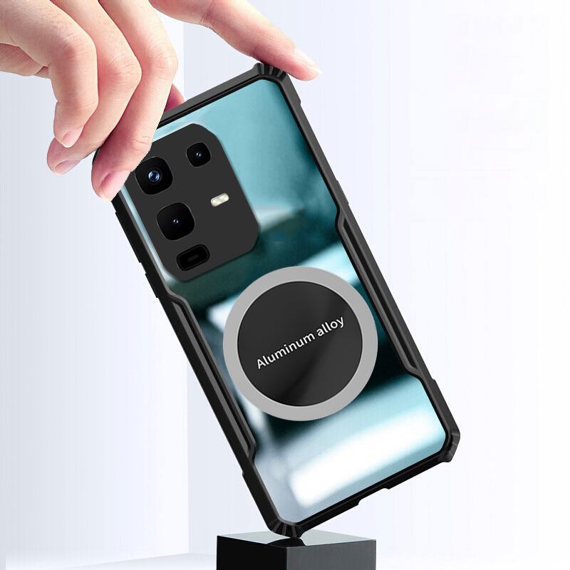 Phone case infinix Note 50Pro Hard Clear Transparent Shockproof Car Holder Adsorb Hollow Out Ring Back Cover infinix Note 50 Pro + Case. 