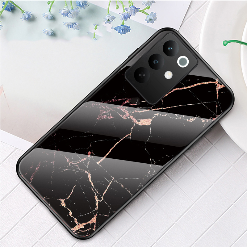 Phone%20case%20Realme%20C85%20Pro%20Fashion%20Marble%20Tempered%20Glass%20Protector%20Soft%20Frame%20Silicon%20Back%20Cover%20Realme%20C85%20Pro%20Case%20-%20Image%203