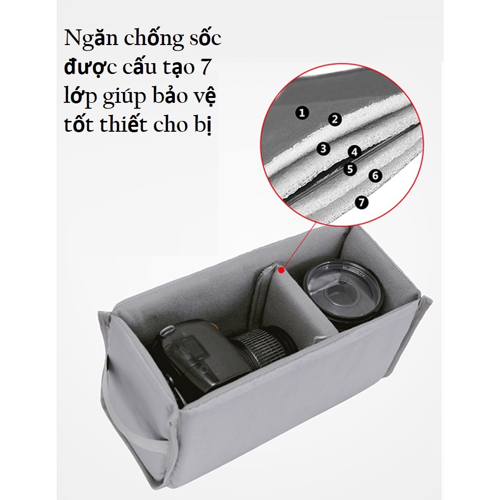 Balo đựng máy ảnh CaDen L4 .