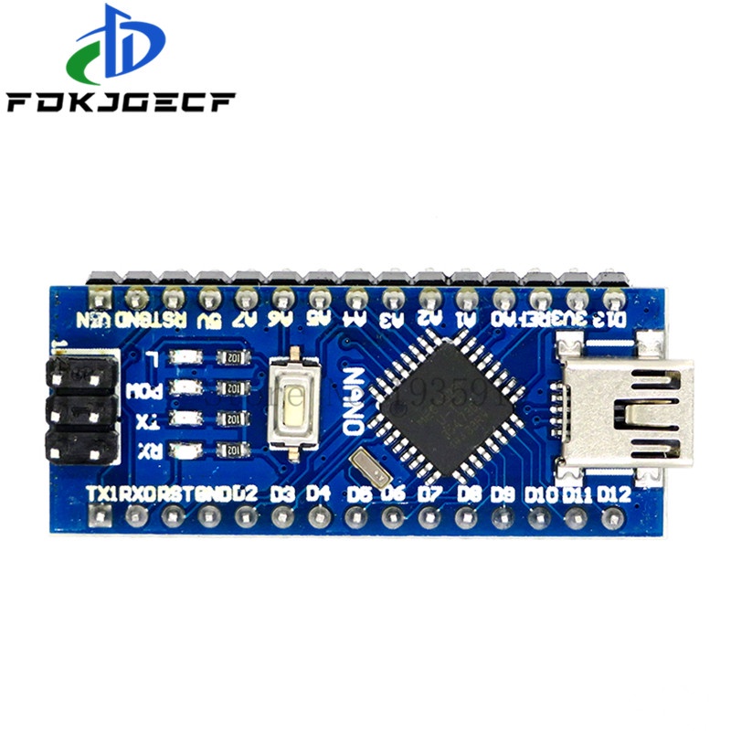 Nano V3.0 điều khiển Bộ chuyển đổi thiết bị đầu cuối bảng mở rộng Nano IO lá chắn miếng mở rộng đơn giản cho Arduino AVR atmega328p mạch tích hợp