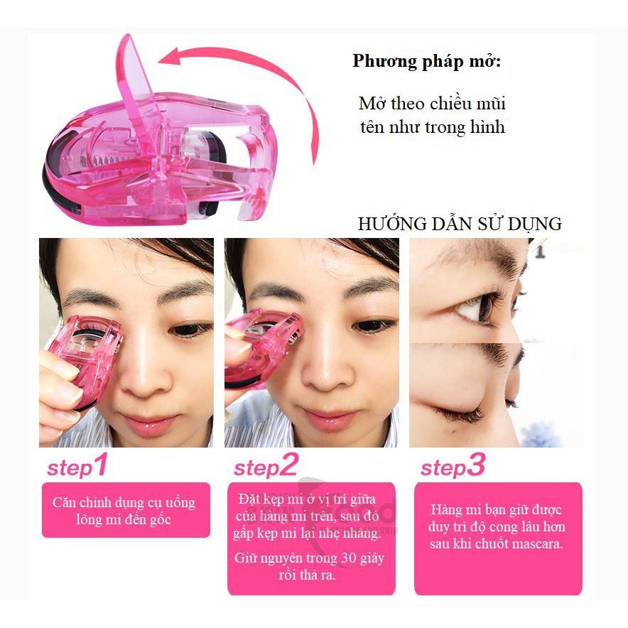 [Phân Loại] Bấm Mi Nhựa Giúp Cong Mi Kai Compact Eyelash Curler
