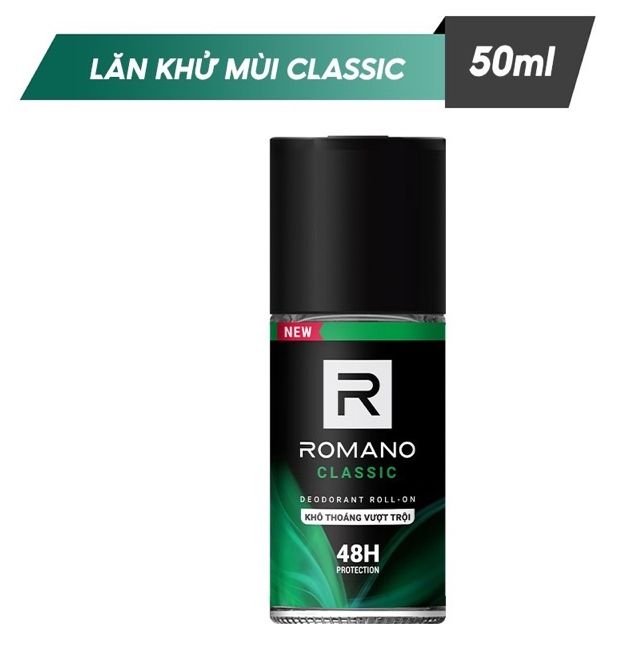 Lăn khử mùi Romano Classic chai 50ml