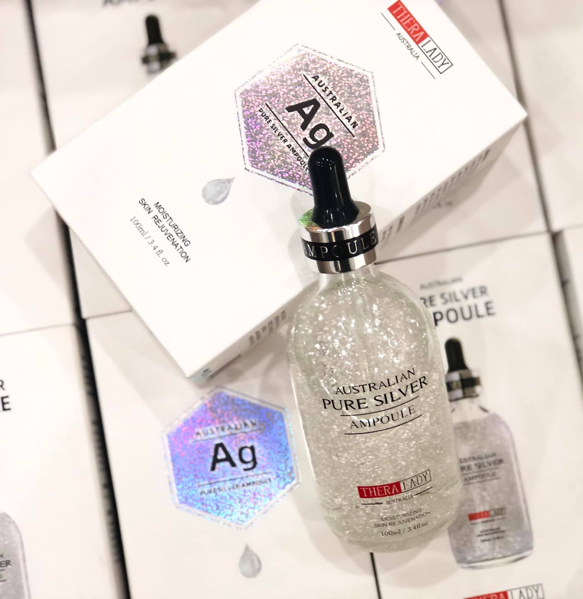 SERUM BẠC ÚC- Australian Pure Silver Ampoule Theralady 100ml ( Hàng Úc đi air)