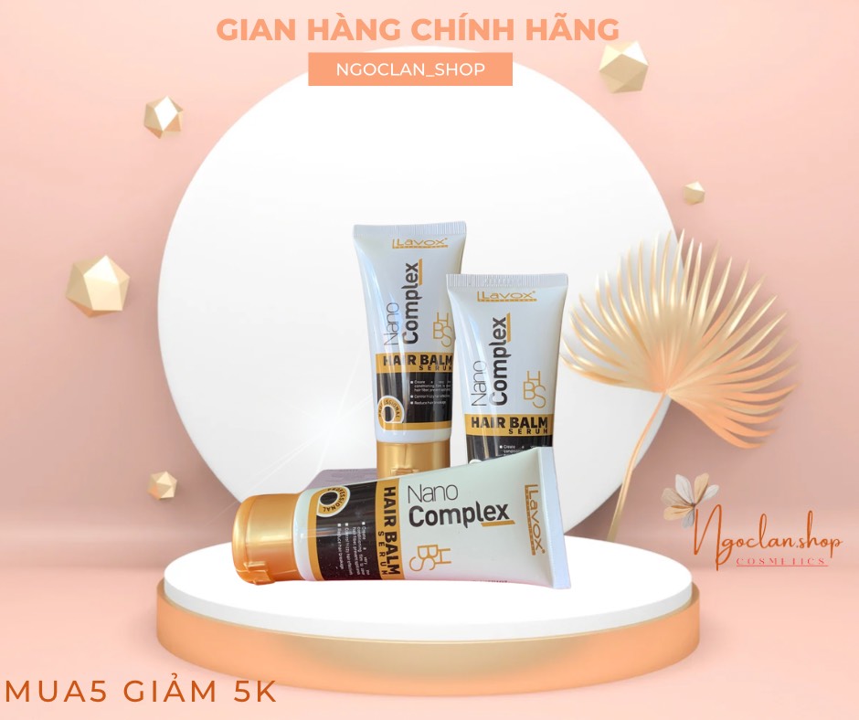 Dầu dưỡng tóc Nano Complex Lavox 60ml - Mediworld.store