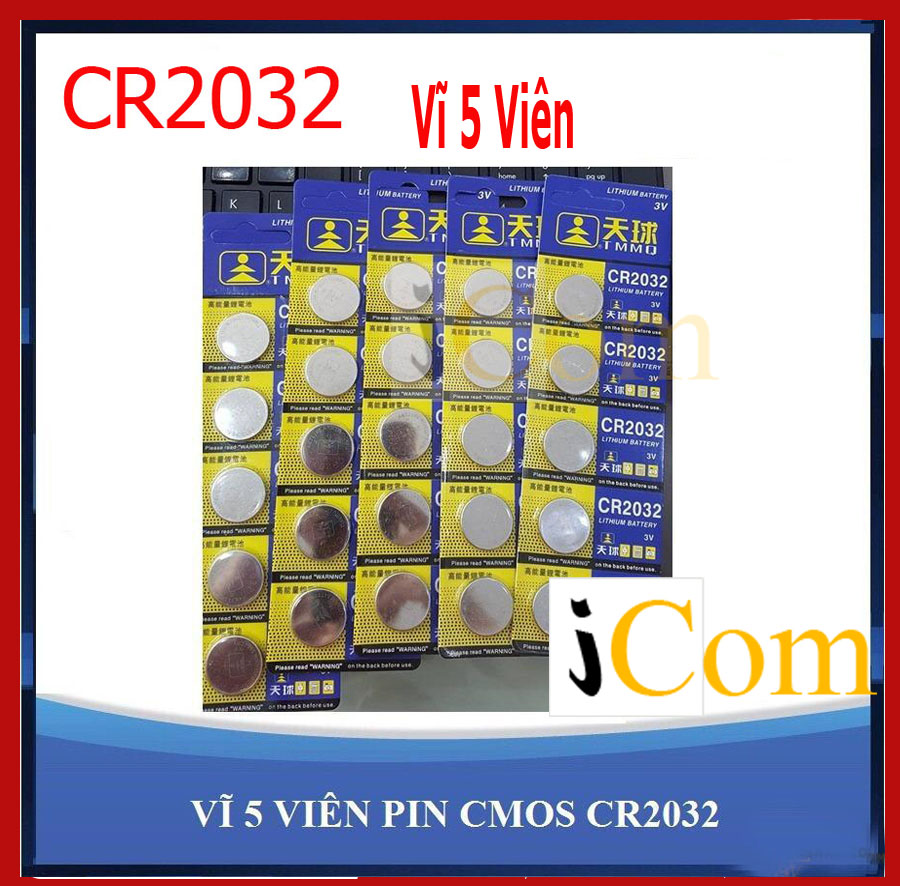 Pin cúc Lithium 3V CR2032