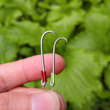 lưỡi câu lươn. bộ 02 chiếc, 1to 1 nhỏ. thép ko gỉ