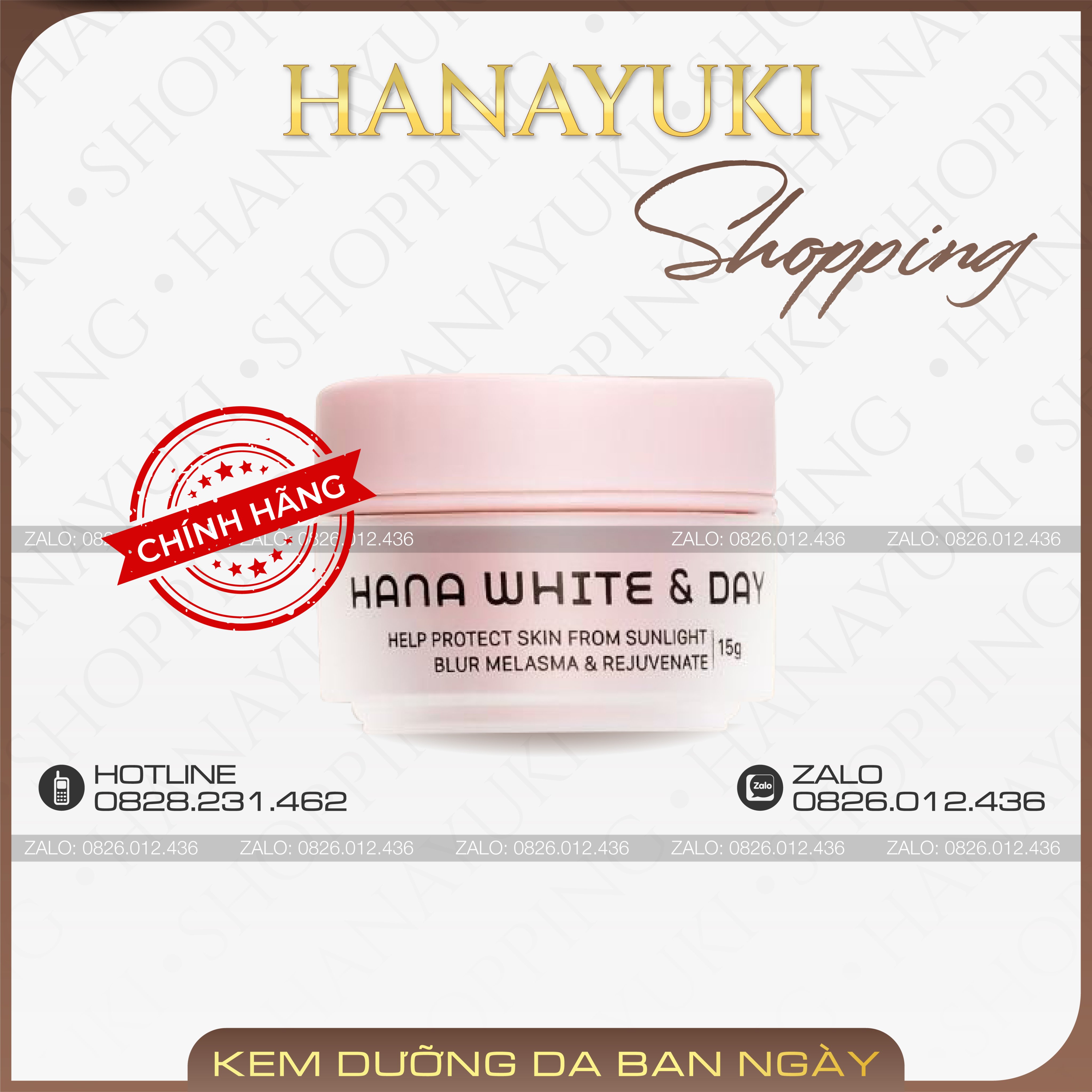 [HCM]Kem Ngày Hanayuki Mini 15g