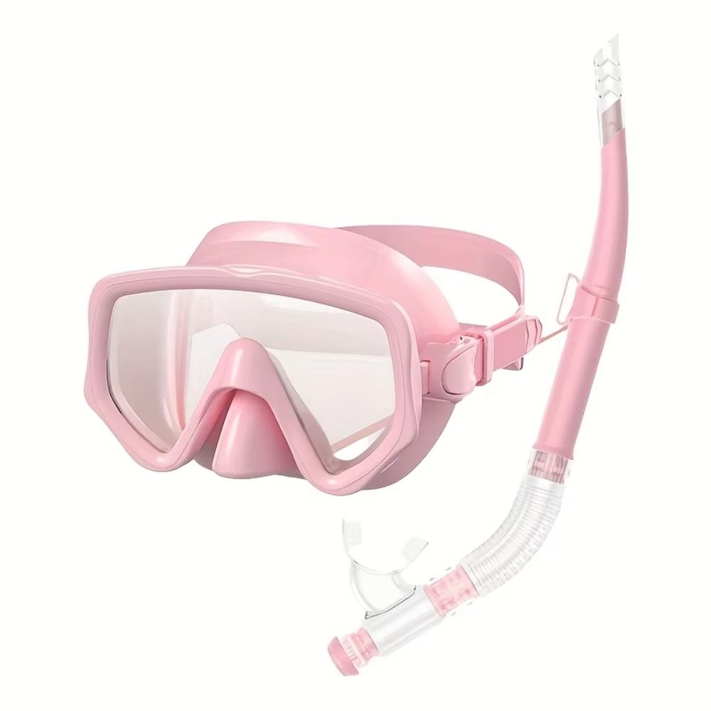 Diving Equipment Swimming Goggles Underwater Snorkeling Anti Fog Waterproof Diving Snorkeling with Breathing Tube Safe Dry Snorkel Set Underwater. 
