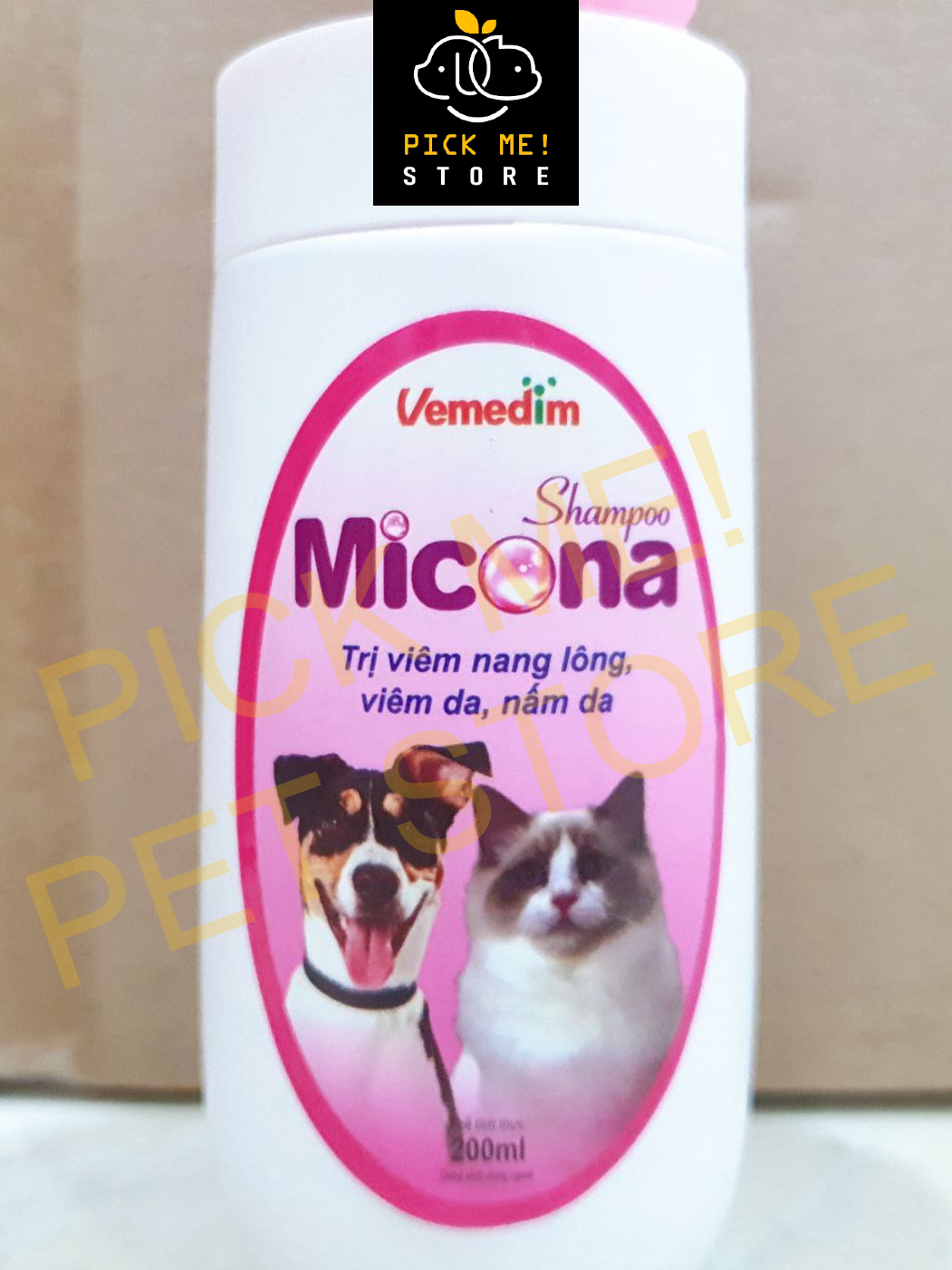 Sữa Tắm MICONA 200ml - Hỗ Trợ Vấn Đề Viêm, Nấm Da & Lông cho Chó Mèo thumbnail