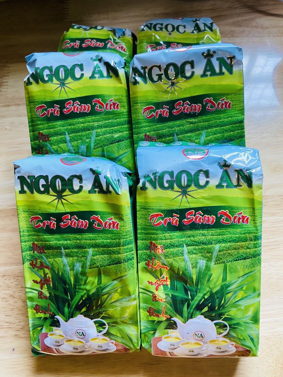 [HCM]Trà Ngọc Ân hương sâm dứa