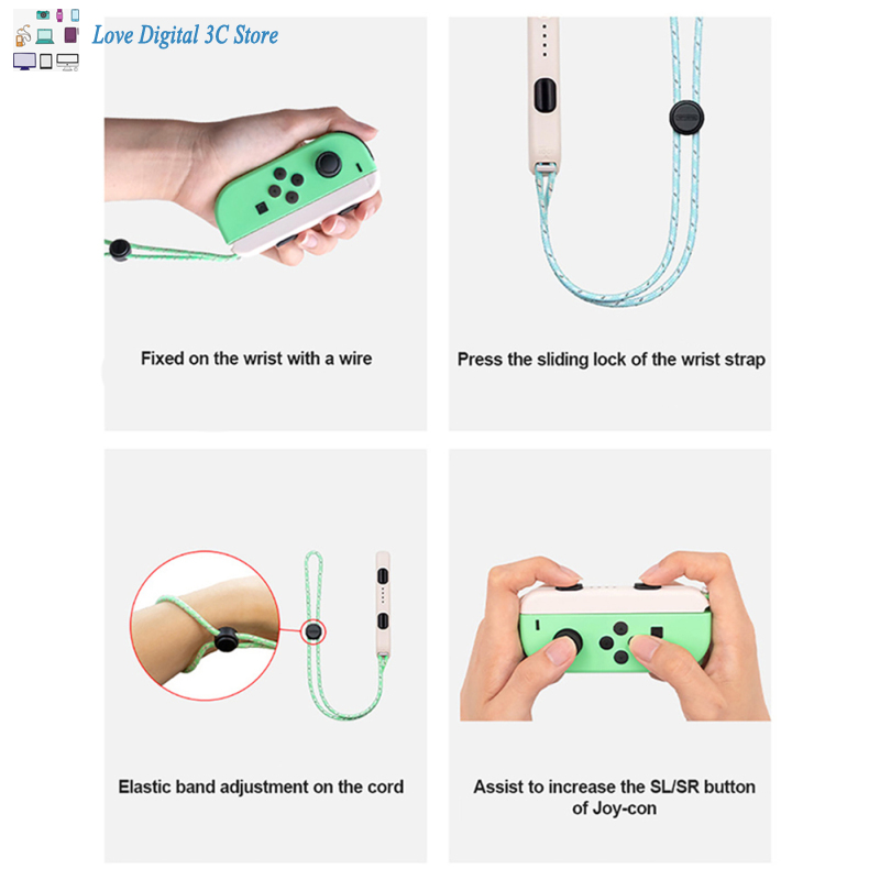 Joycon Switch Joystick Controller Left And Right Game Handle Bluetooth-compatible Wireless Gamepad With Remote With Hand Rope